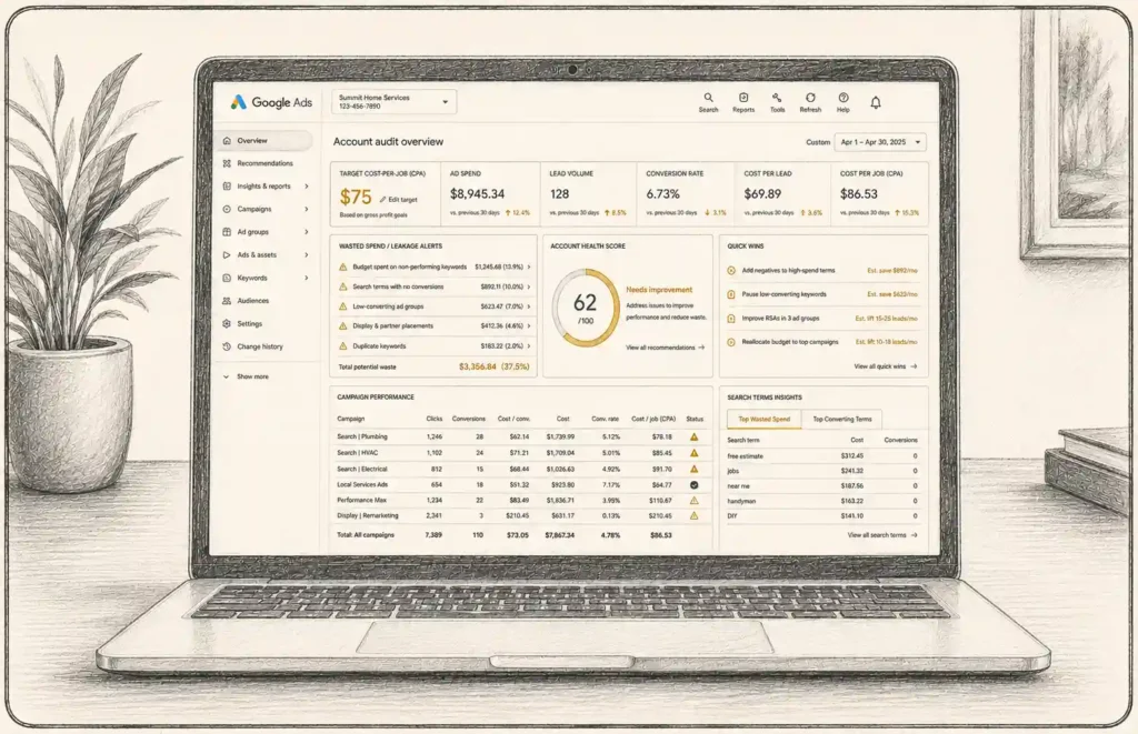 Goals & account audit