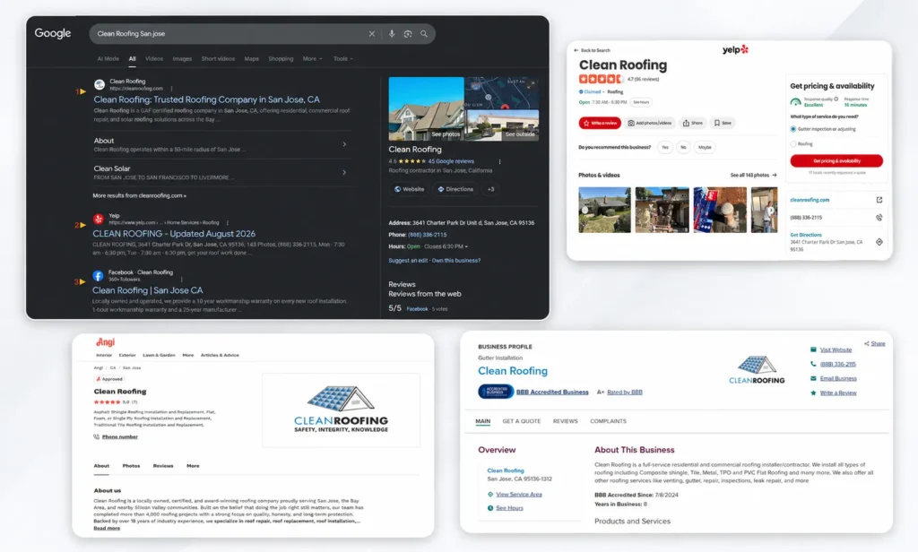 Profile & foundation for local seo